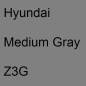 Preview: Hyundai, Medium Gray, Z3G.